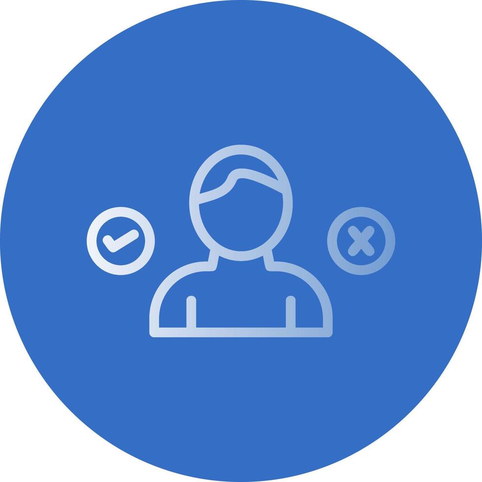 Decision Making Vector Icon Design