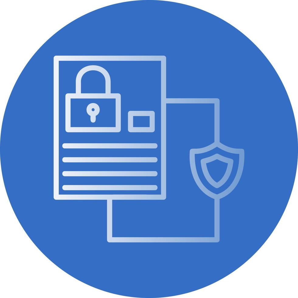 Privacy By Design Vector Icon Design