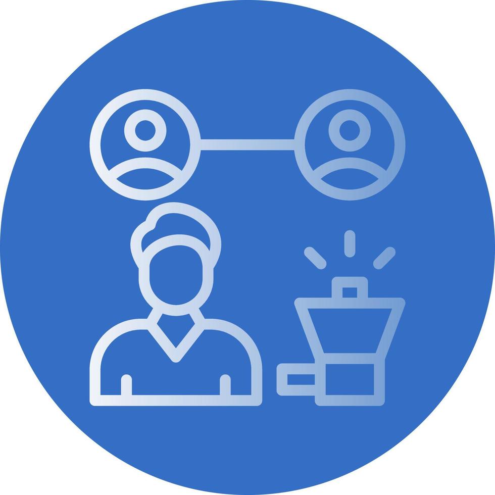 Public Relations Vector Icon Design