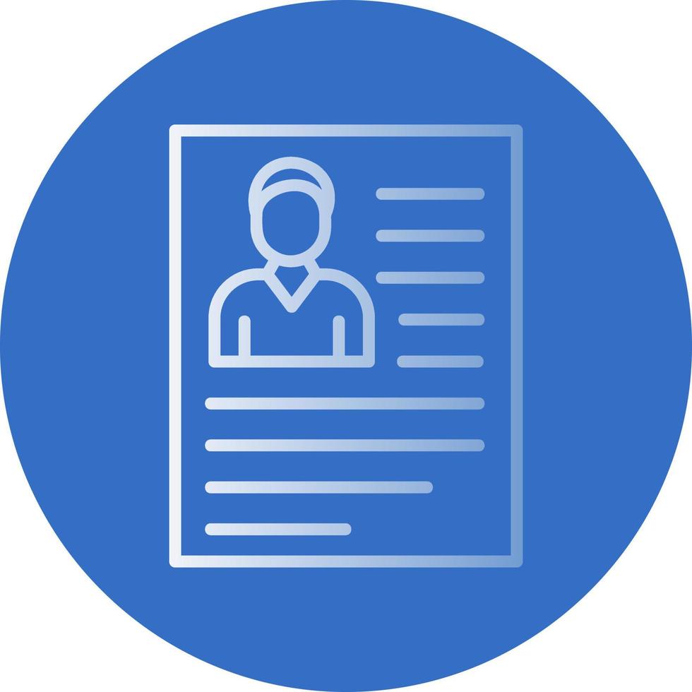 Cv Vector Icon Design