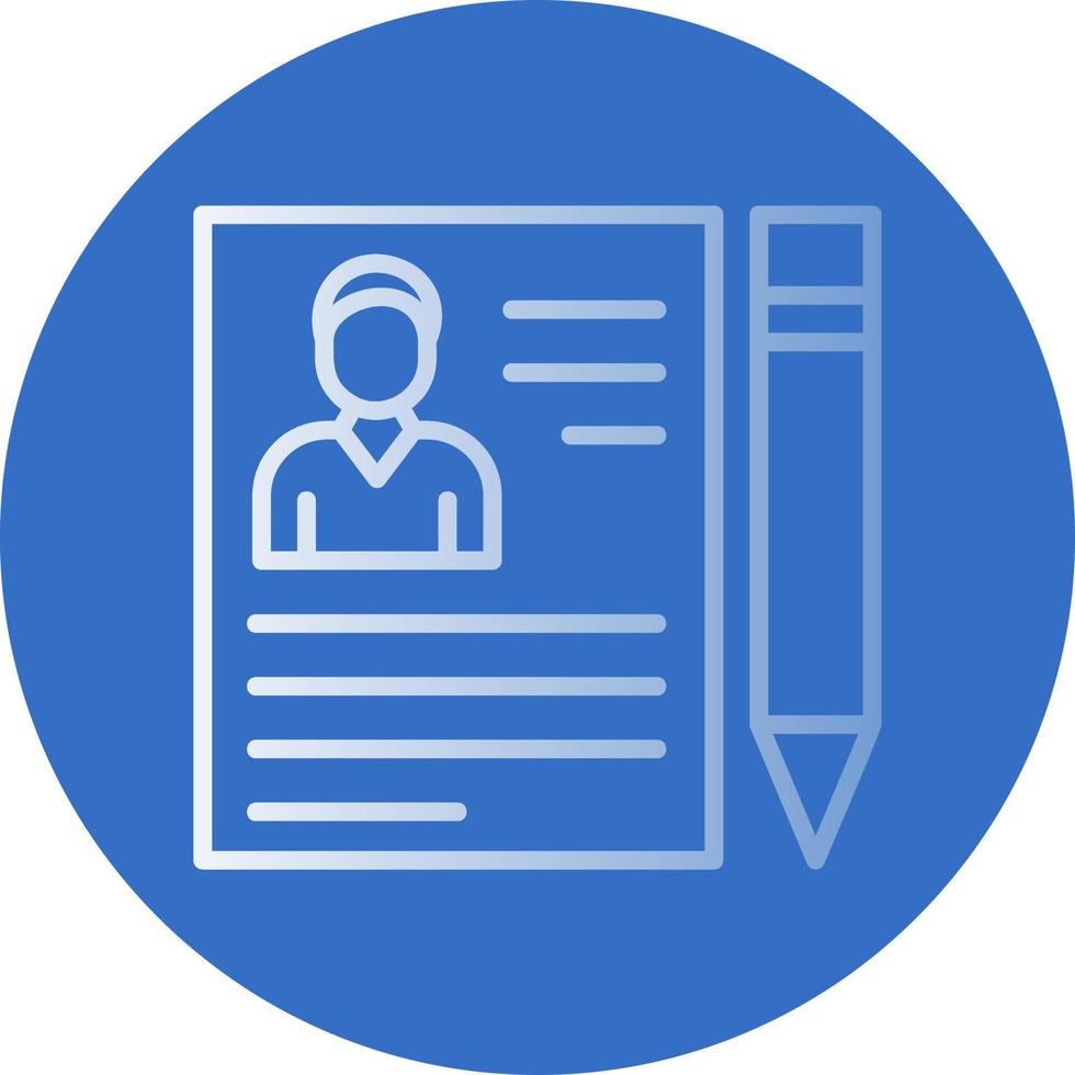 diseño de icono de vector de contrato de empleo