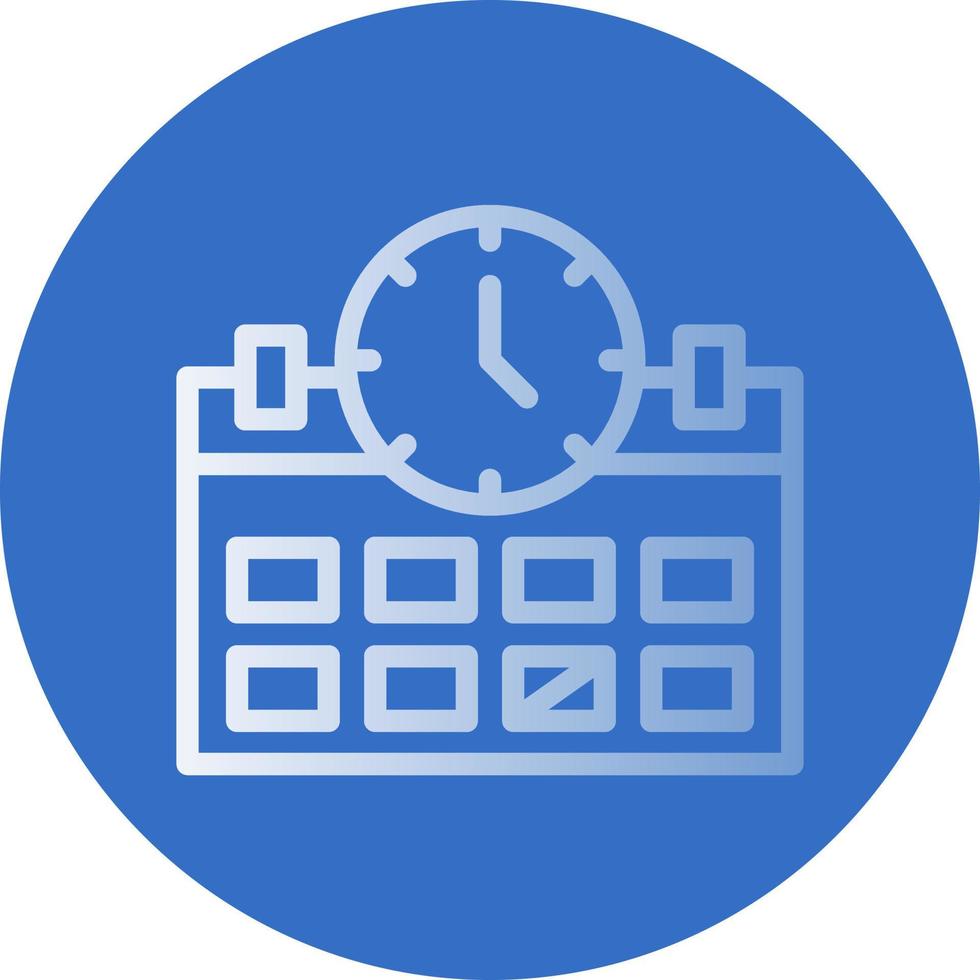 Deadline Vector Icon Design