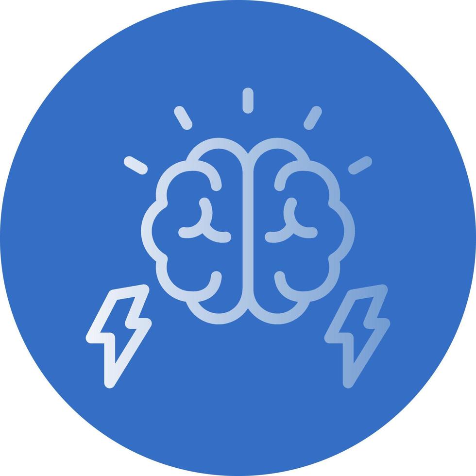 Brain Power Vector Icon Design