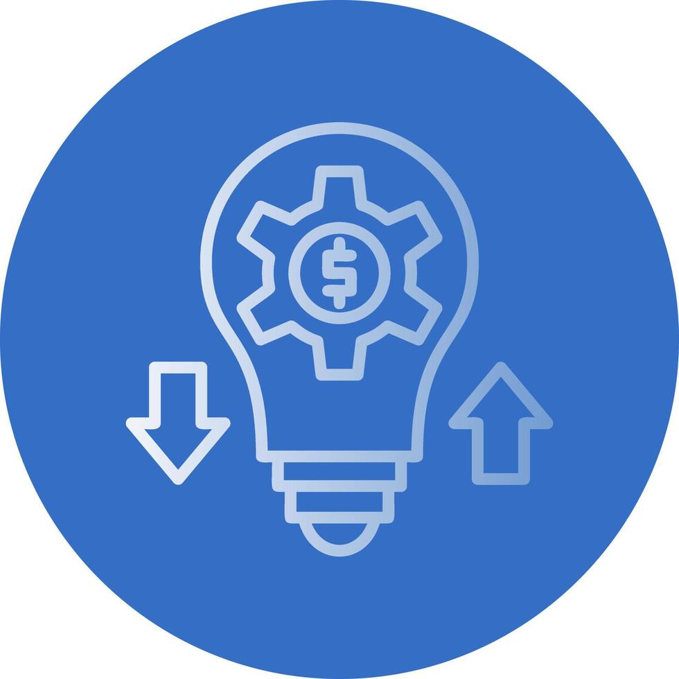 Project Revenue Vector Icon Design