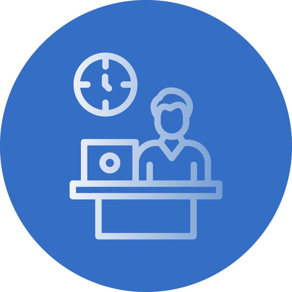 Office Life Vector Icon Design
