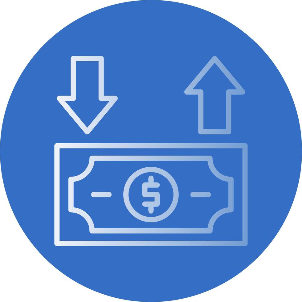 Cash Flow Vector Icon Design