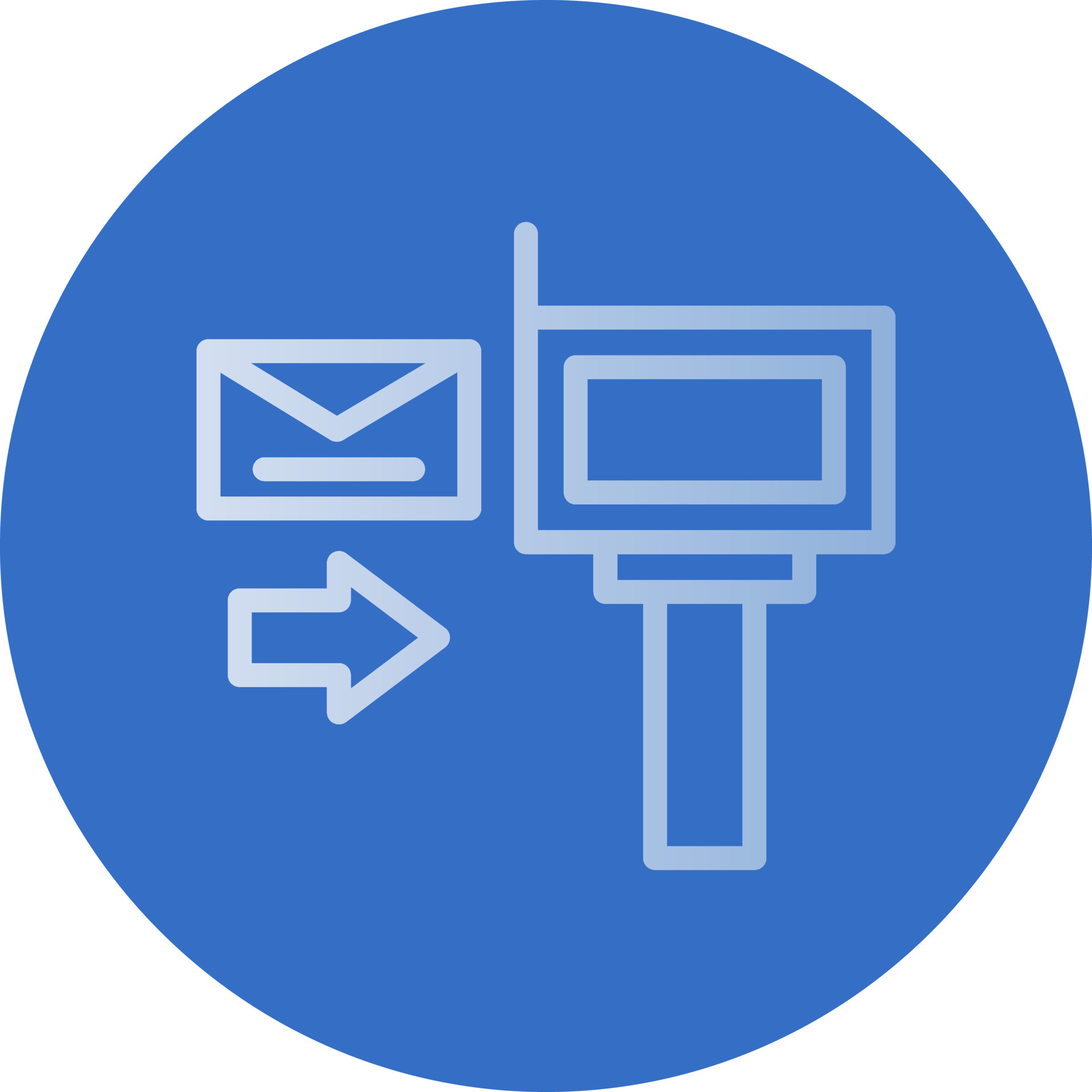 Direct Mail Vector Icon Design 20859534 Vector Art at Vecteezy