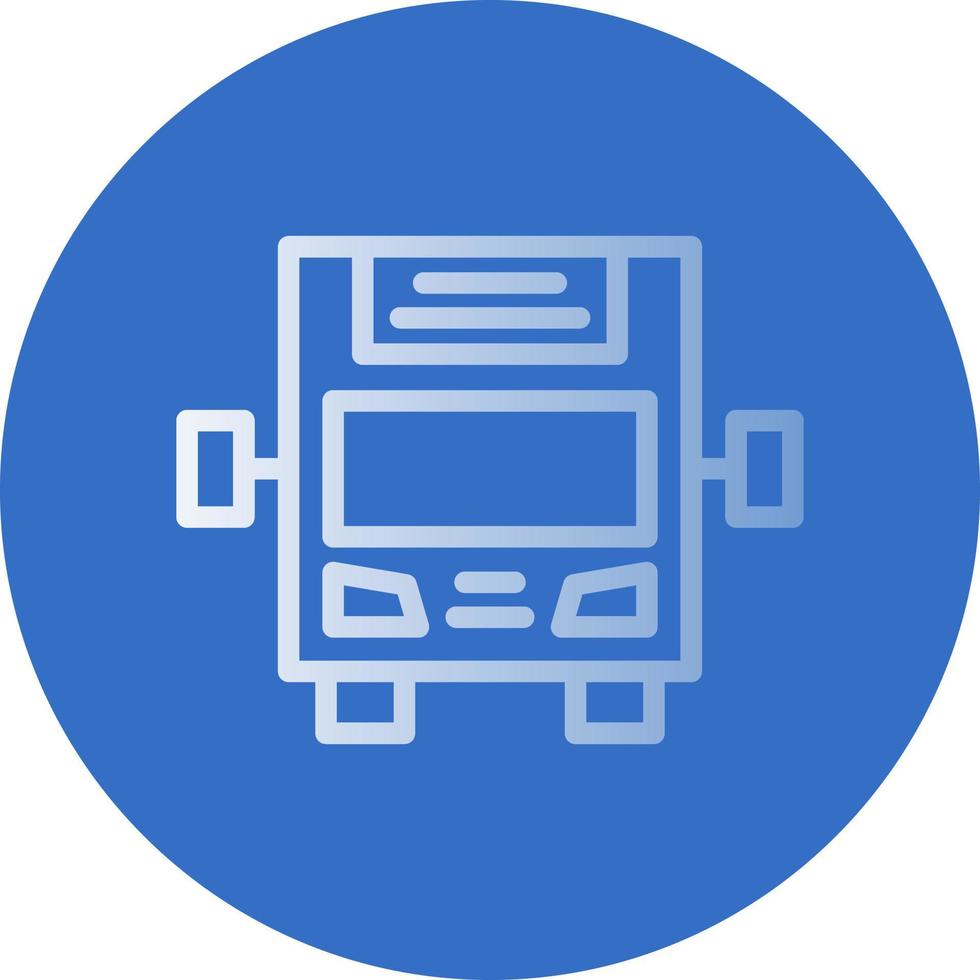 Bus Display Vector Icon Design
