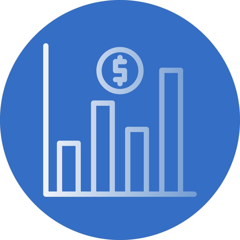 Market Prediction Vector Icon Design