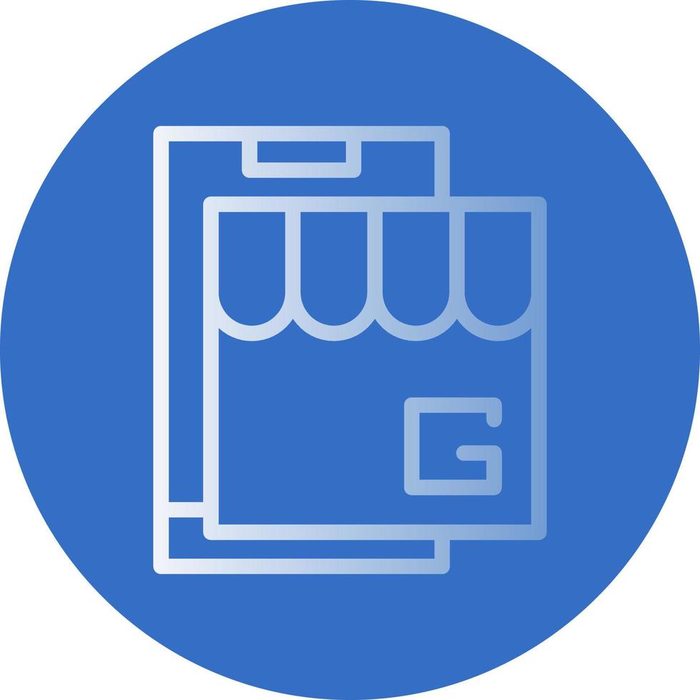 Google My Business Vector Icon Design