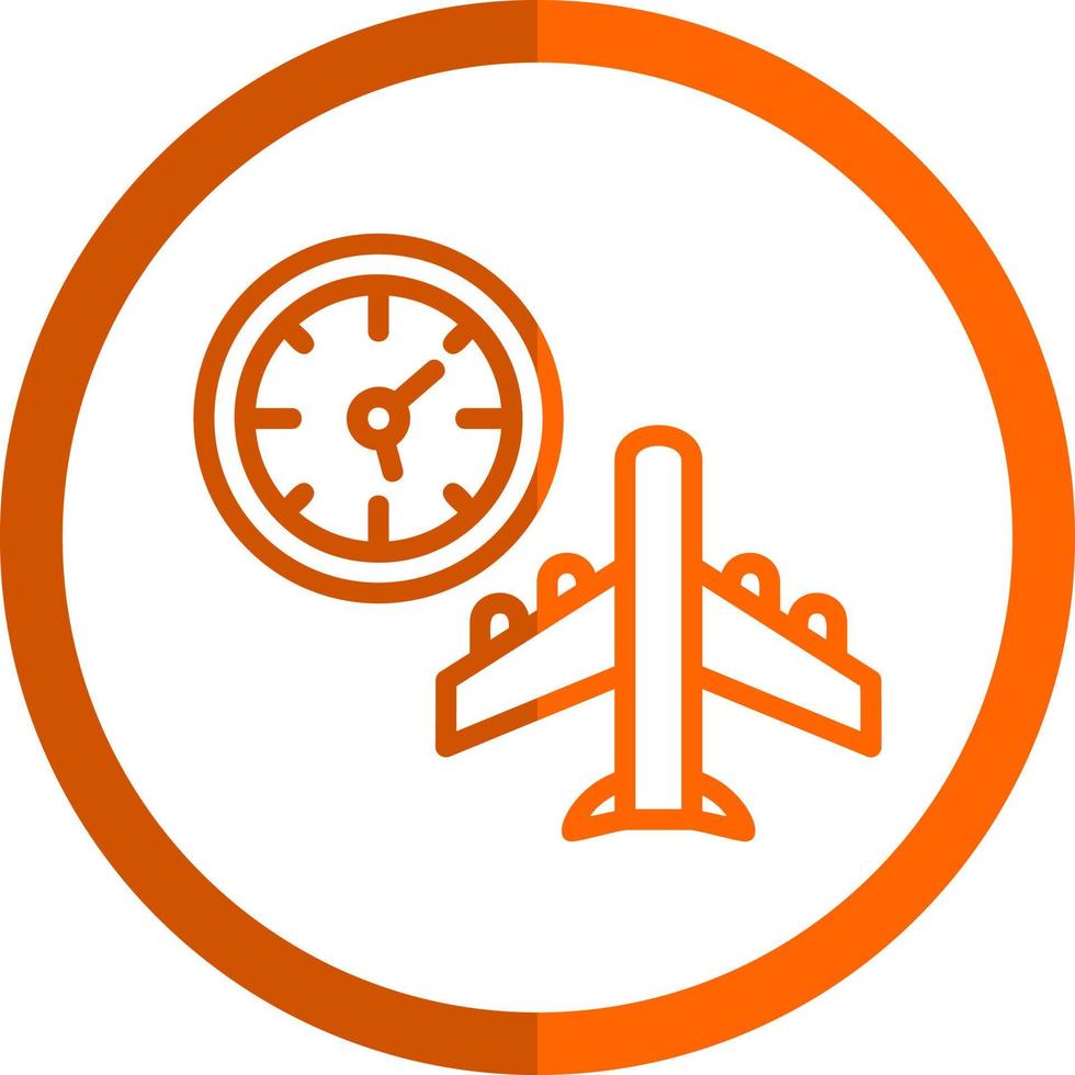 Jet Lag Vector Icon Design