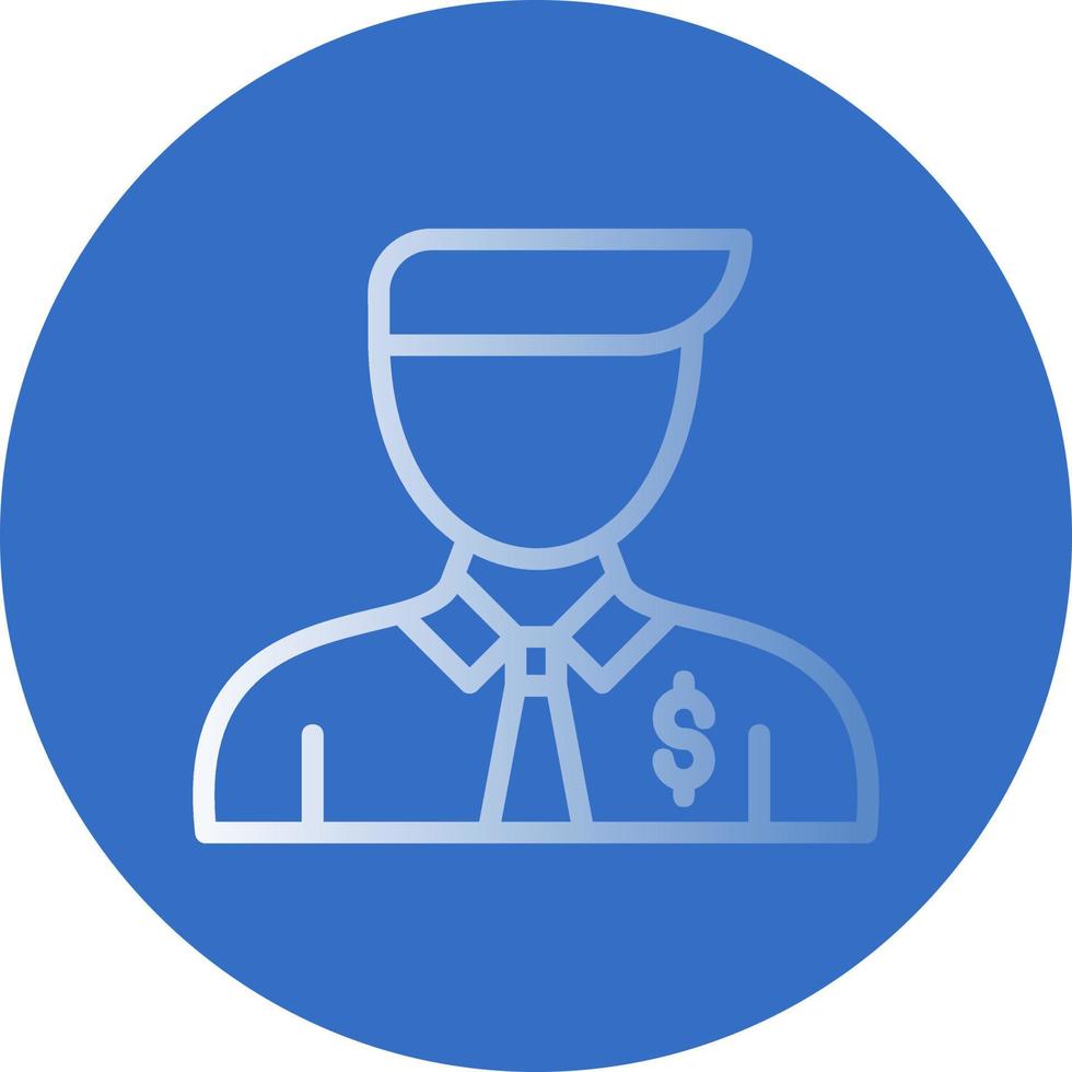 Salesman Vector Icon Design