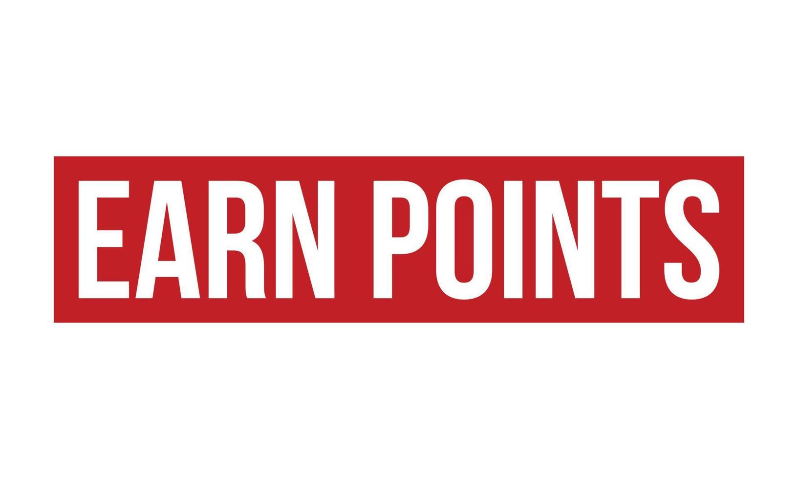Earn Points Rubber Stamp. Red Best Service Rubber Grunge Stamp Seal Vector Illustration