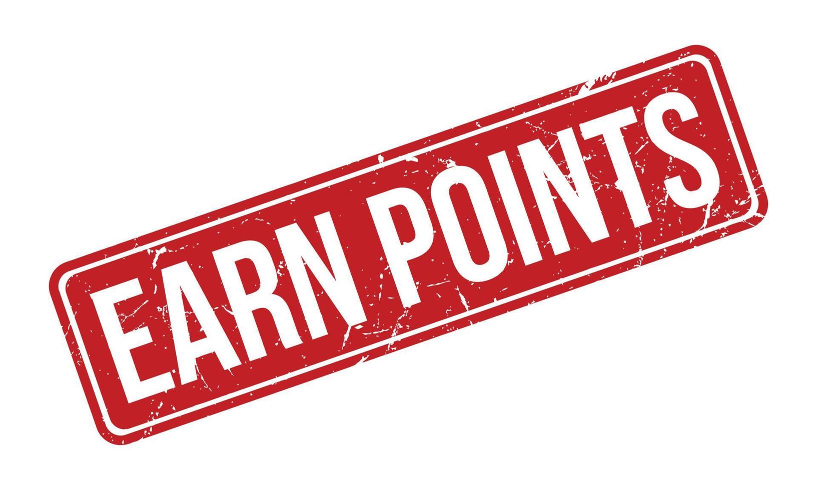 Earn Points Rubber Stamp. Red Best Service Rubber Grunge Stamp Seal Vector Illustration