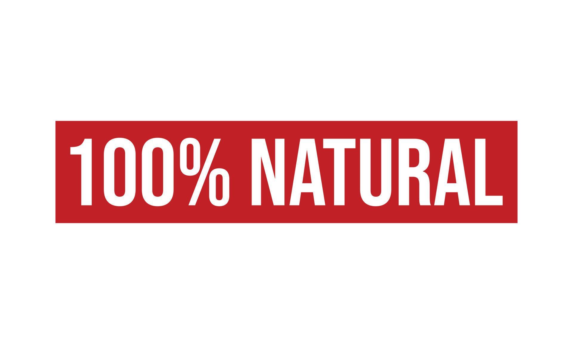 100 Percent Natural Rubber Stamp 20859989 Vector Art at Vecteezy