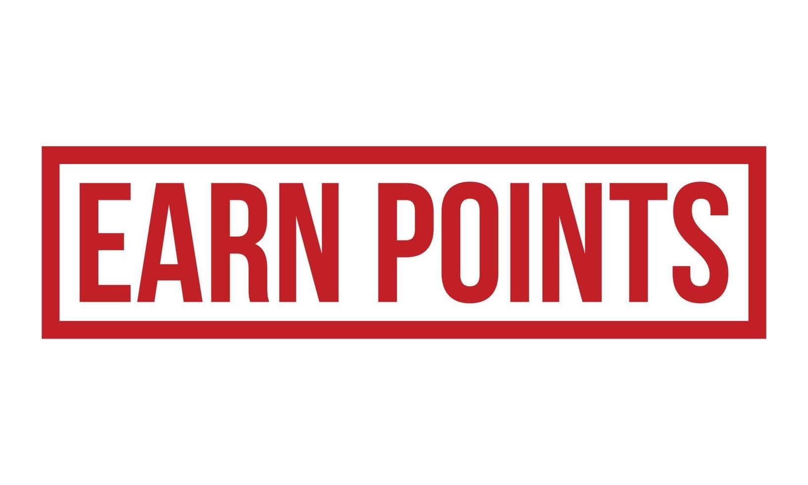 Earn Points Rubber Stamp. Red Best Service Rubber Grunge Stamp Seal Vector Illustration