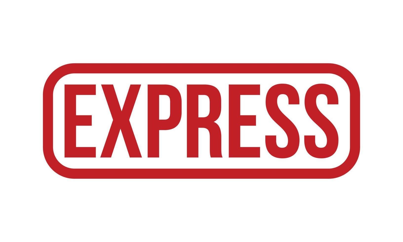 Express Rubber Grunge Stamp Seal Stock Vector