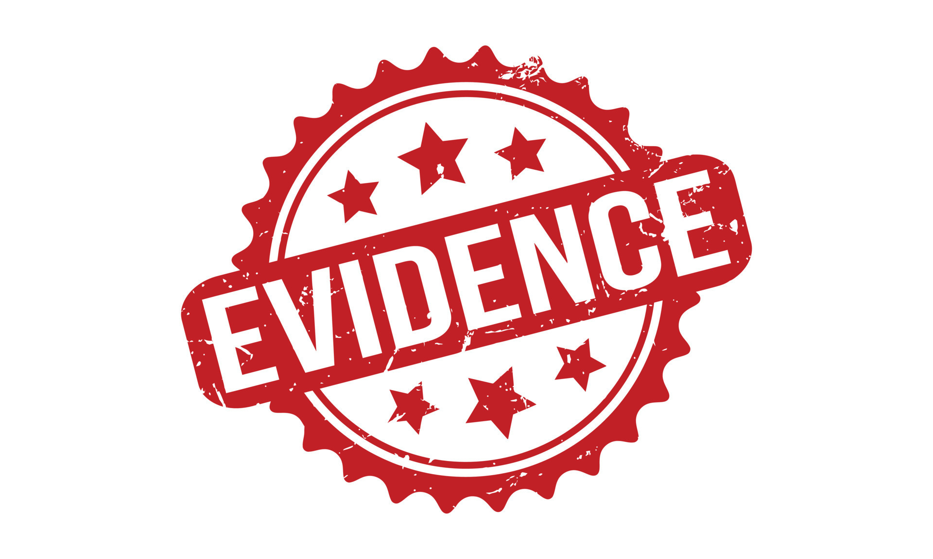 Evidence Rubber Grunge Stamp Seal Vector Illustration 20860217 Vector