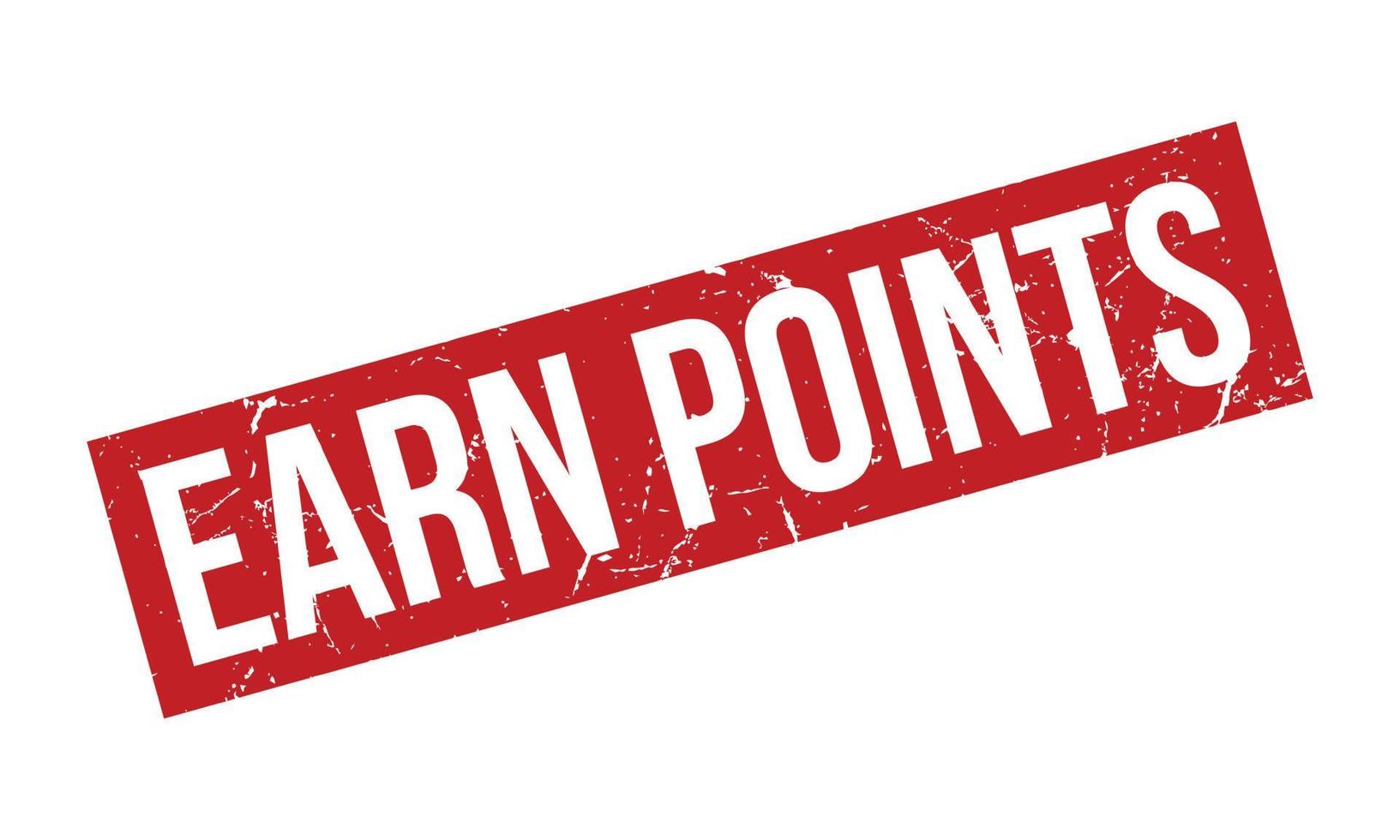 Earn Points Rubber Stamp. Red Best Service Rubber Grunge Stamp Seal Vector Illustration
