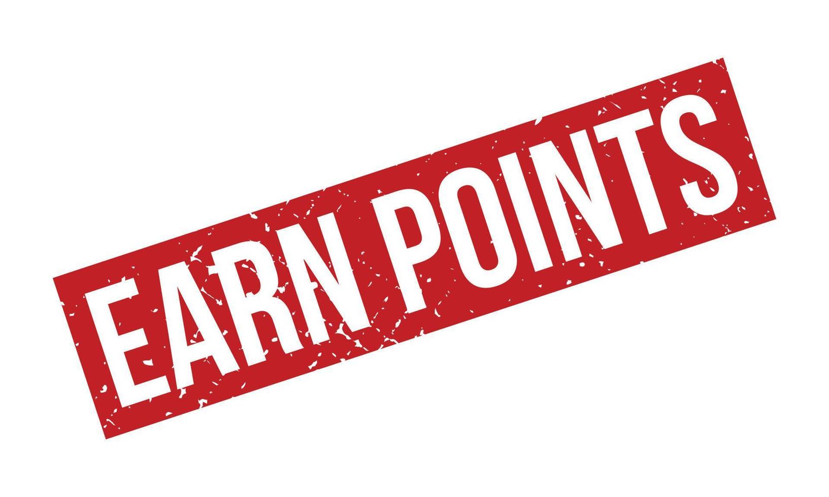 Earn Points Rubber Stamp. Red Best Service Rubber Grunge Stamp Seal Vector Illustration