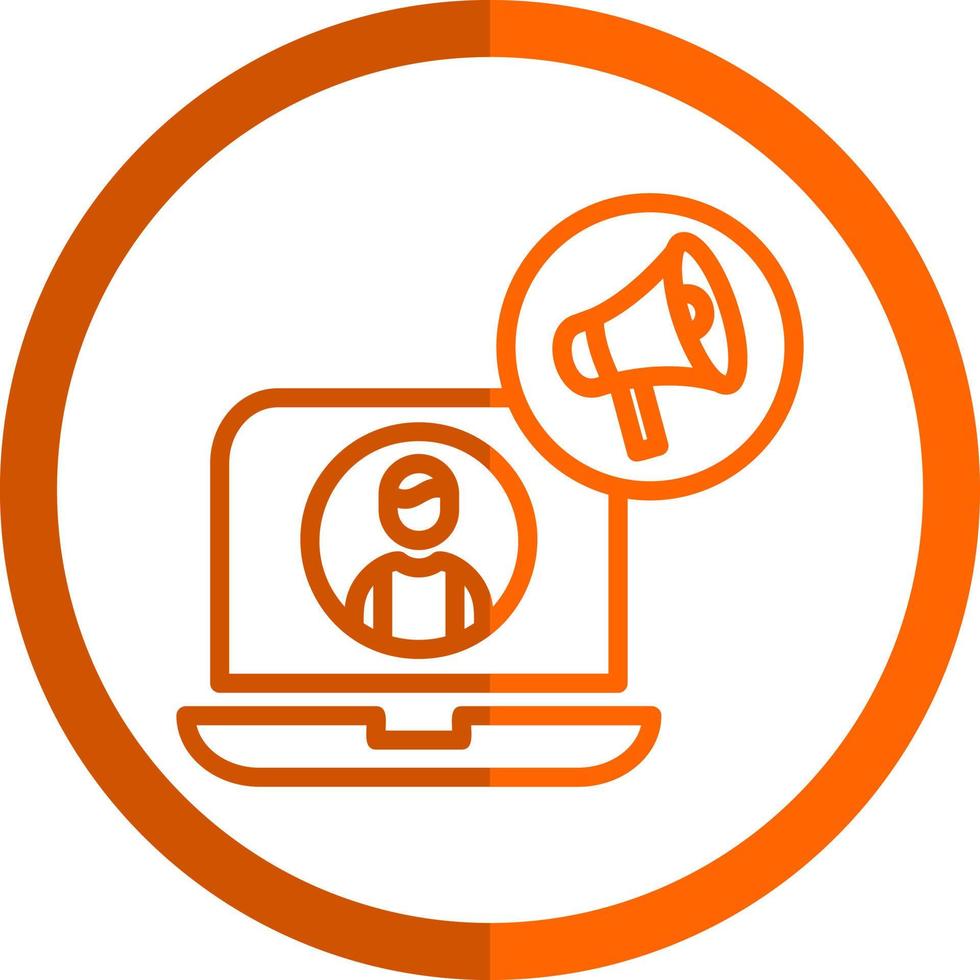Content Marketer Vector Icon Design