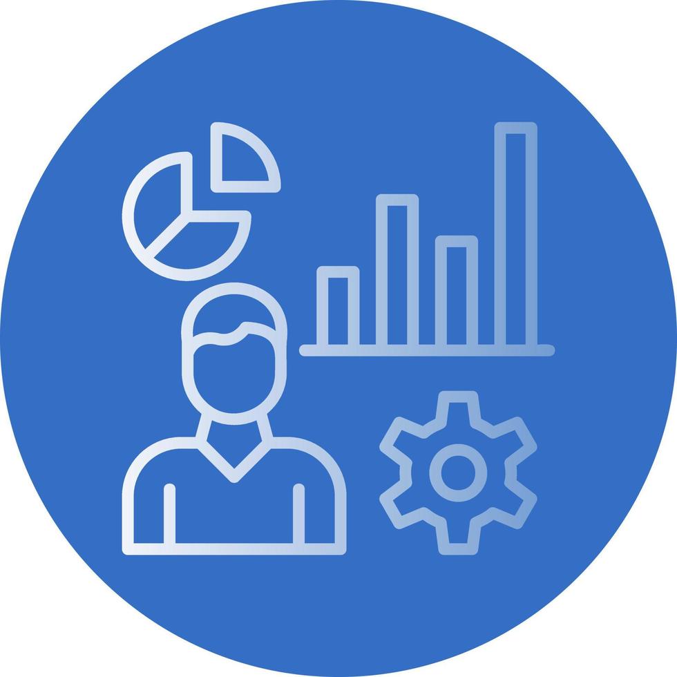 Ux Analytics Vector Icon Design