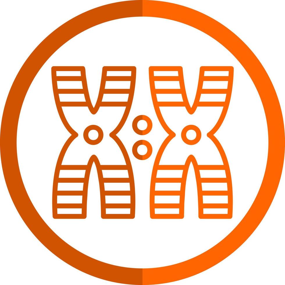 Chromosome Vector Icon Design