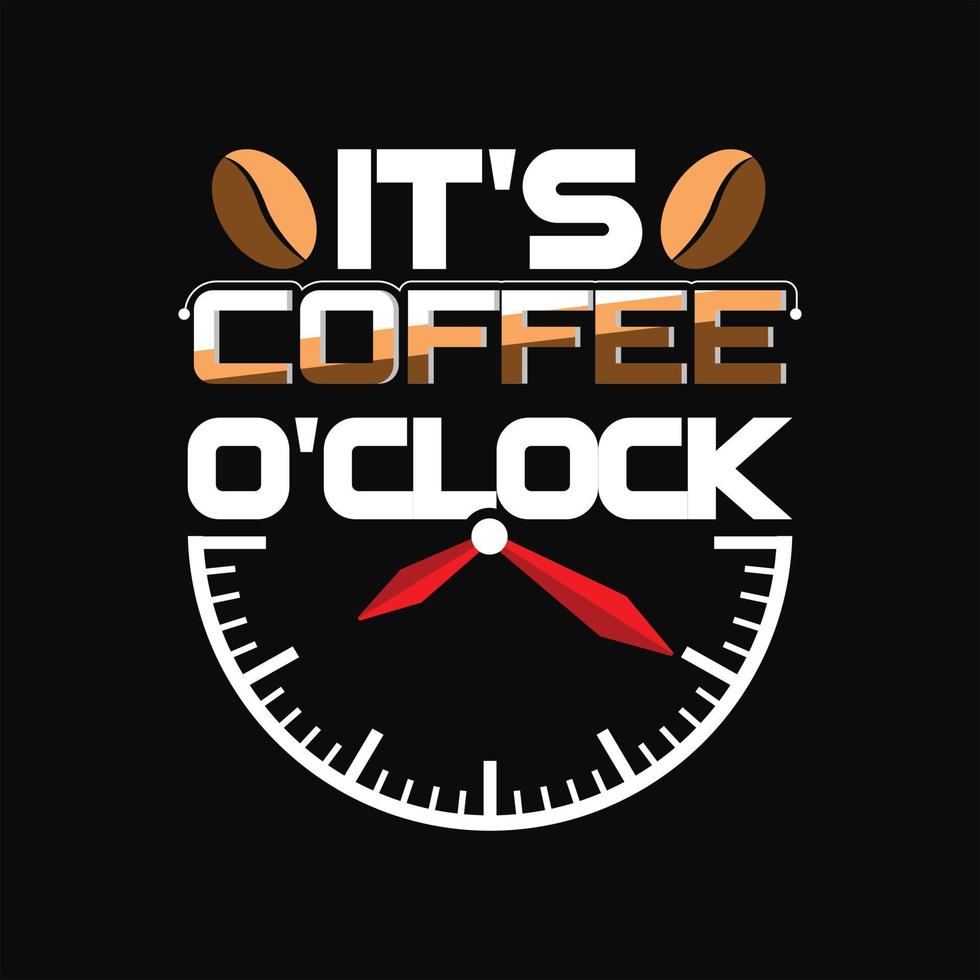 Coffee T-shirt Design vector