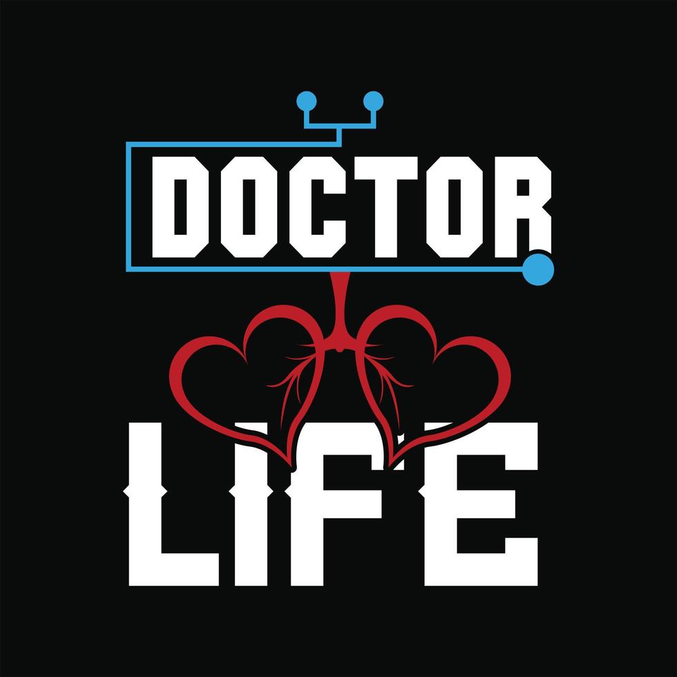 Doctor T-shirt Design vector