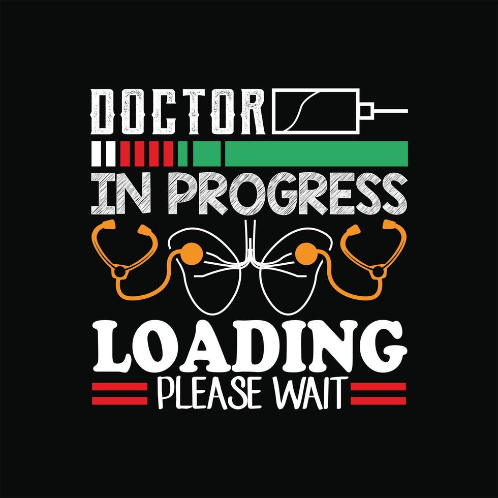 Doctor T-shirt Design vector