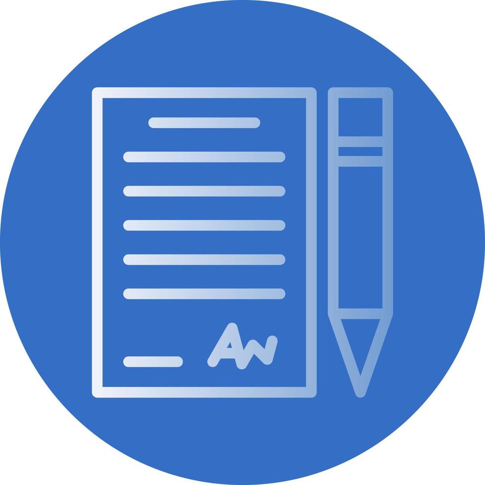 Contract Vector Icon Design