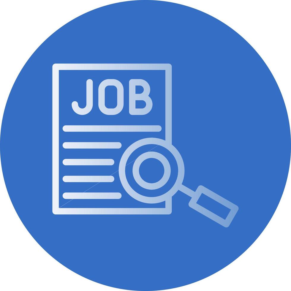 Job Searching Vector Icon Design