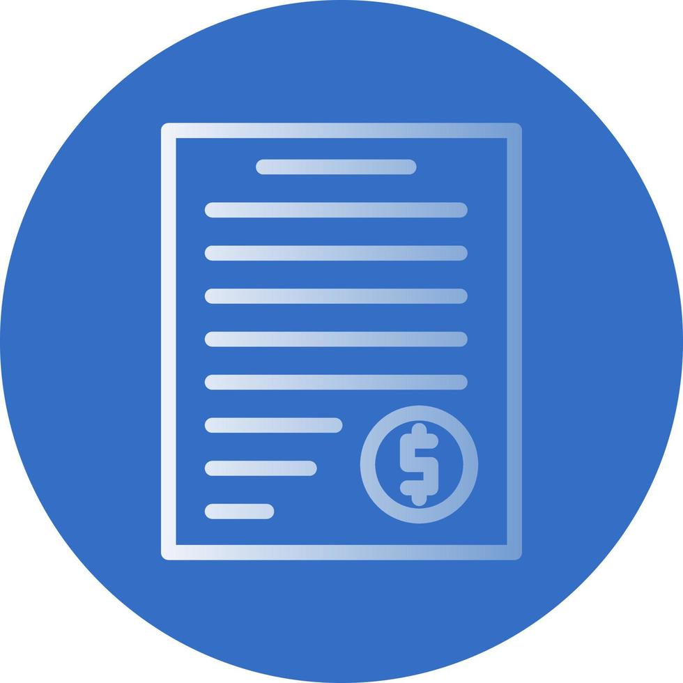 Invoice Vector Icon Design