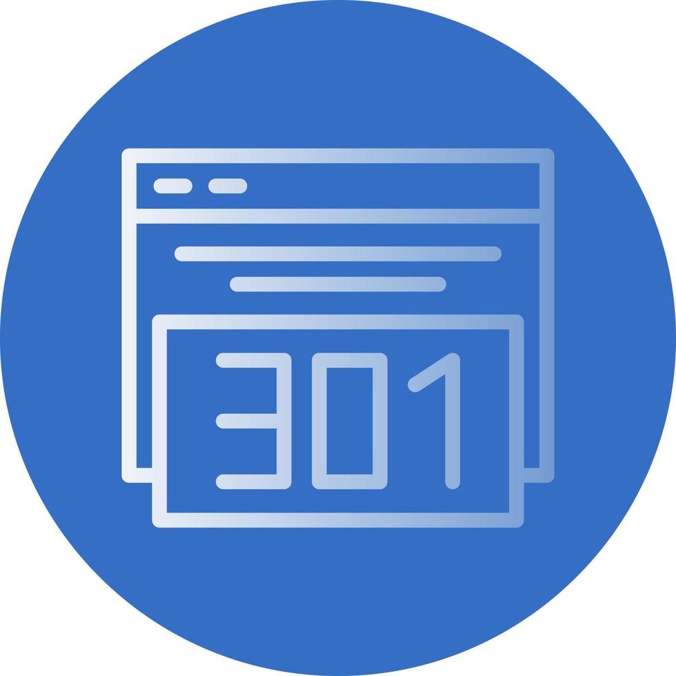 301 Redirect Vector Icon Design