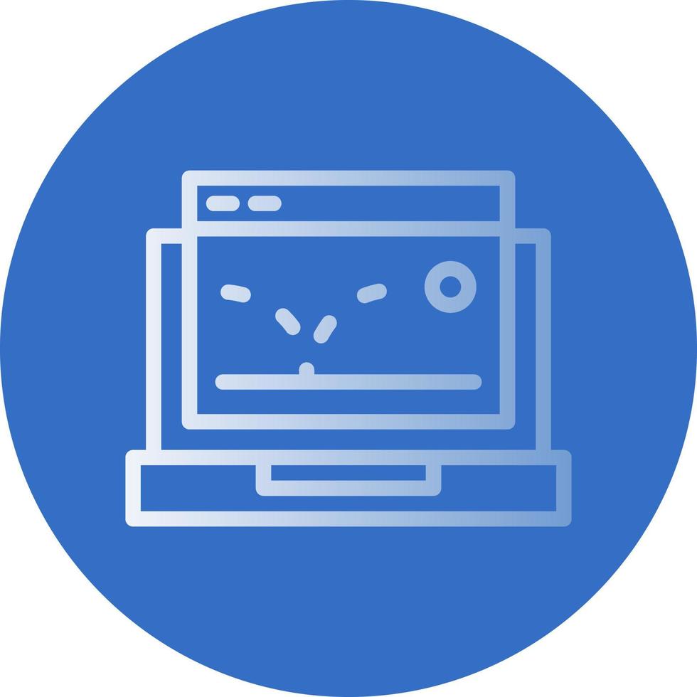 Bounce Rate Vector Icon Design