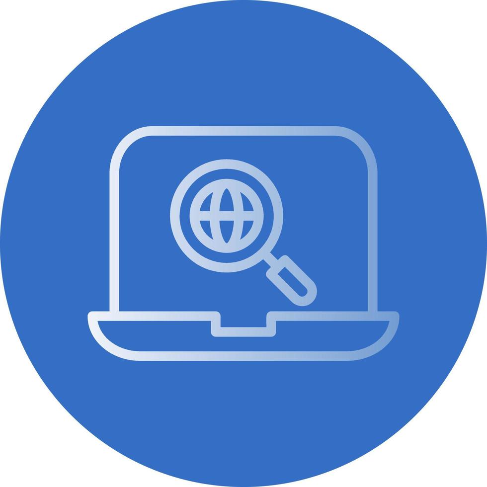 Internet Research Vector Icon Design