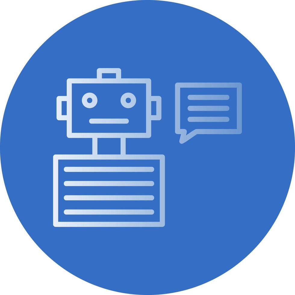 Chatbot Vector Icon Design