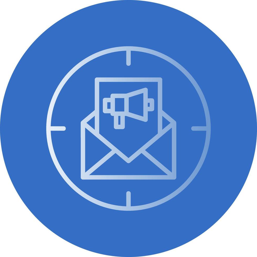 Email Direct Marketing Vector Icon Design