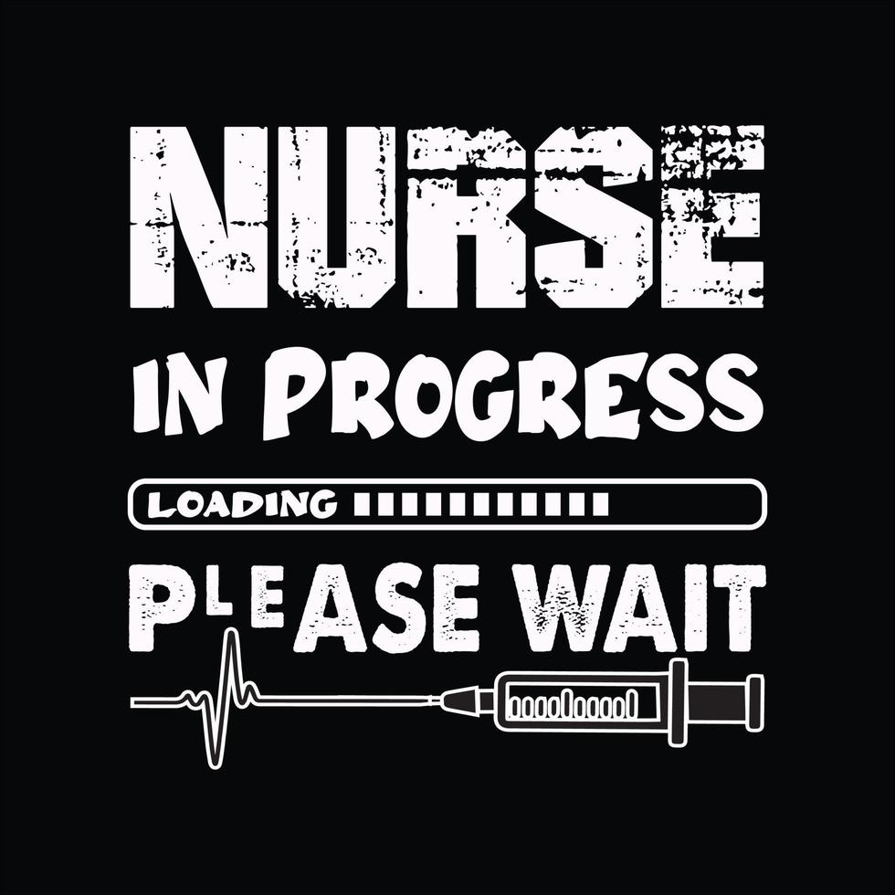 Nurse T-shirt Design vector