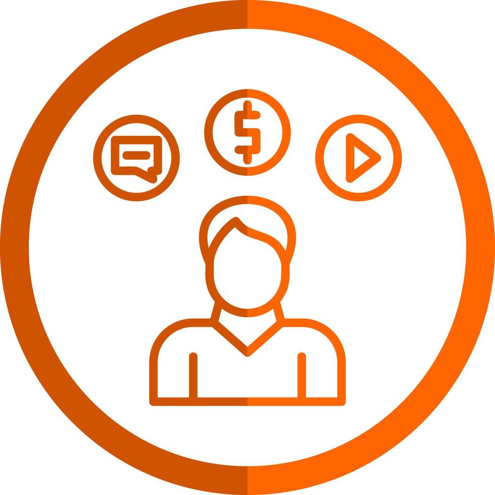 Consumer Behavior Vector Icon Design