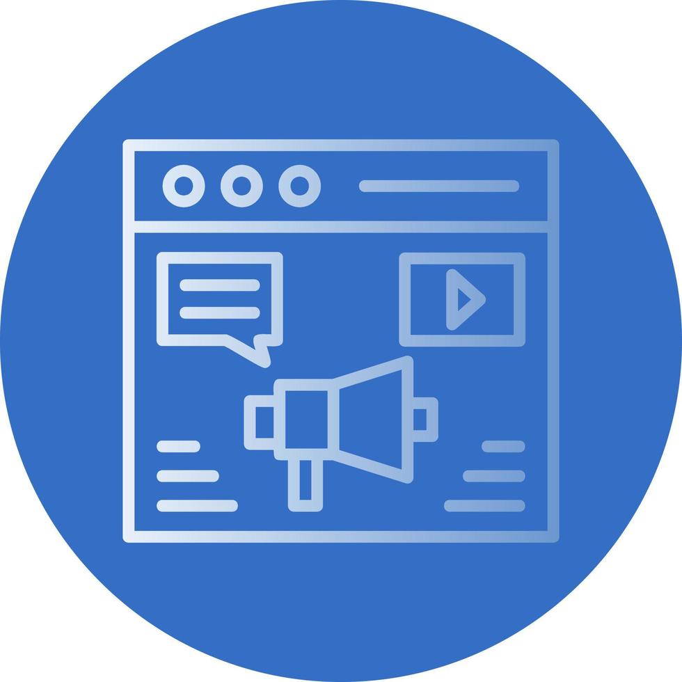 Content Marketing Vector Icon Design