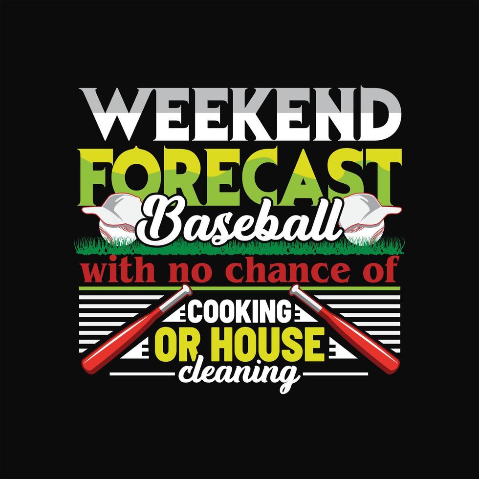 Baseball T-shirt Design vector