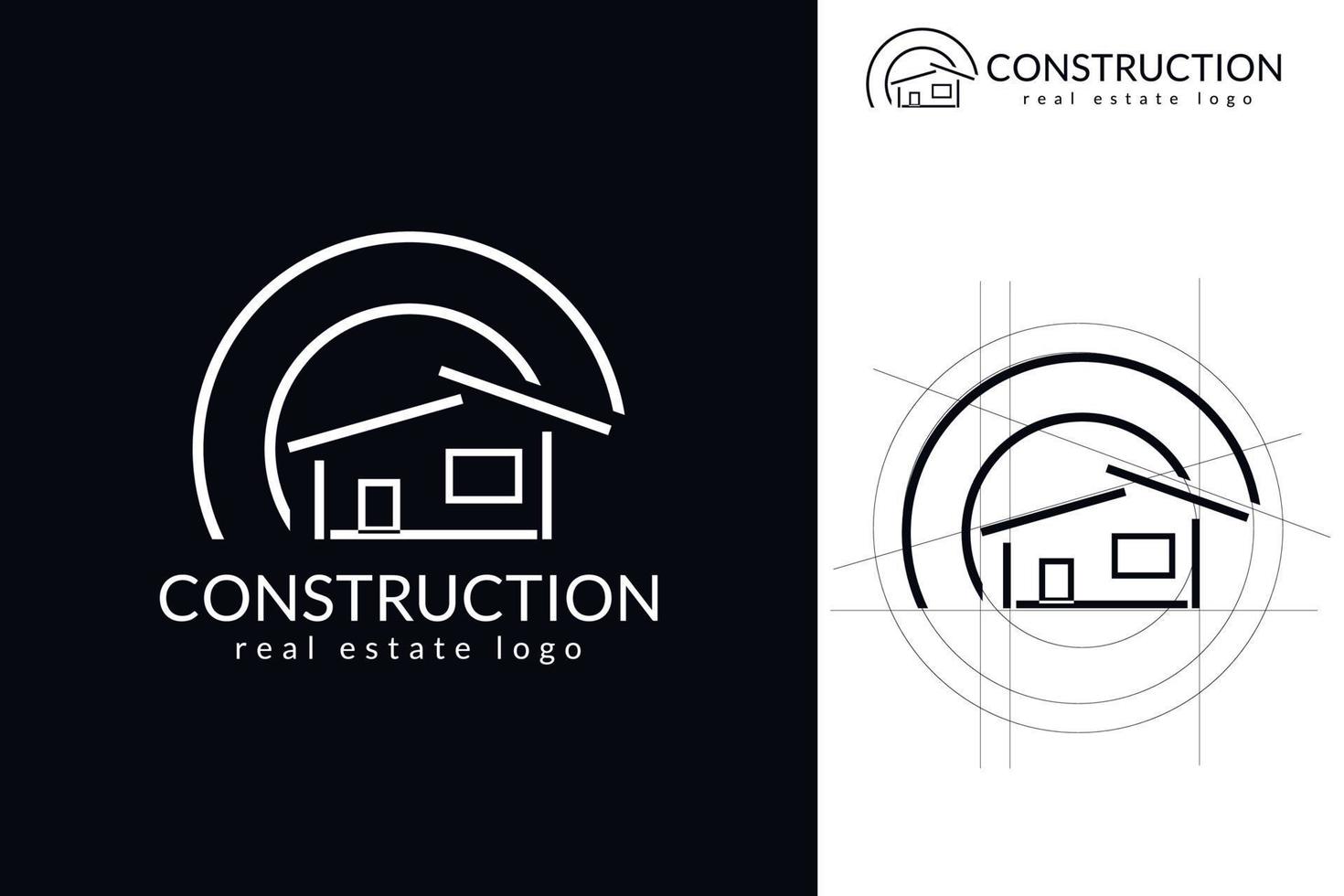 C Letter - Real Estate and Architecture Branding Identity logo templates vector