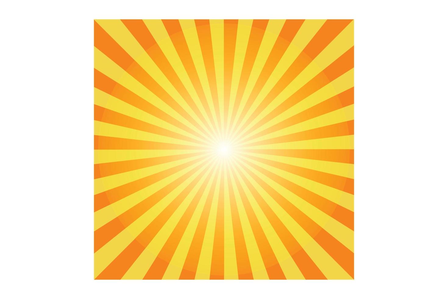 Sunburst Background.Pop art yellow comics book cartoon magazine cover. Cartoon funny retro pattern strip mock-up. Vector halftone illustration. The vintage backdrop for comic superhero text