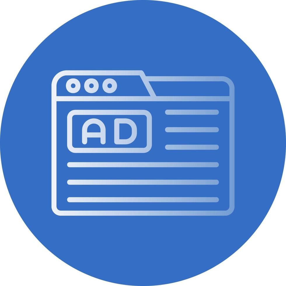 Advertisement Vector Icon Design