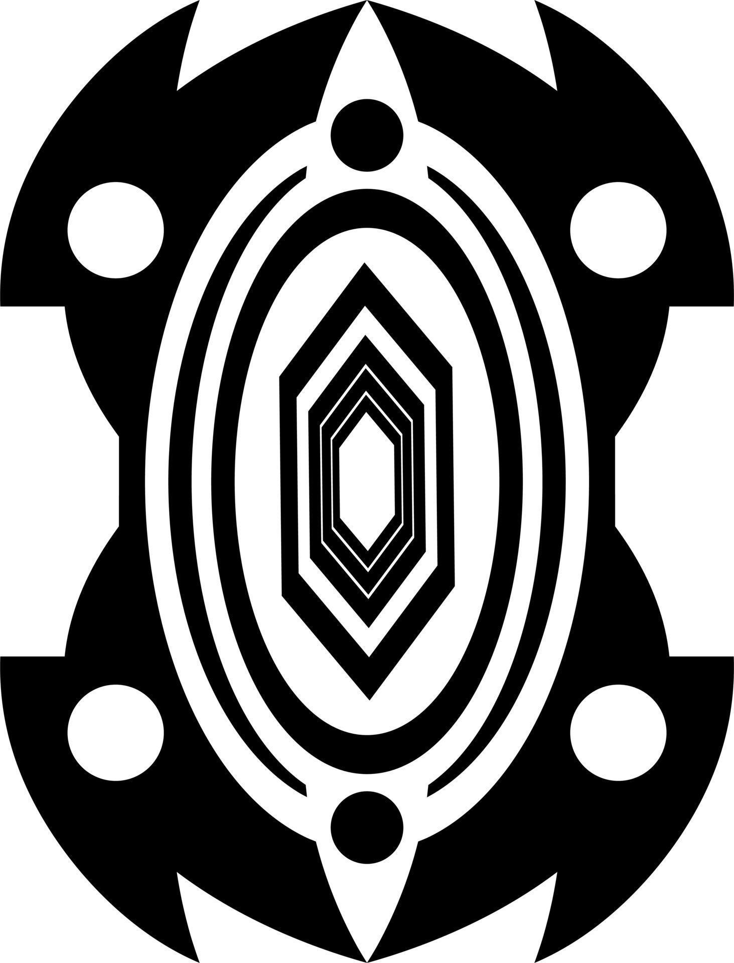 The illustrations and clipart. Vector image. black and white cross