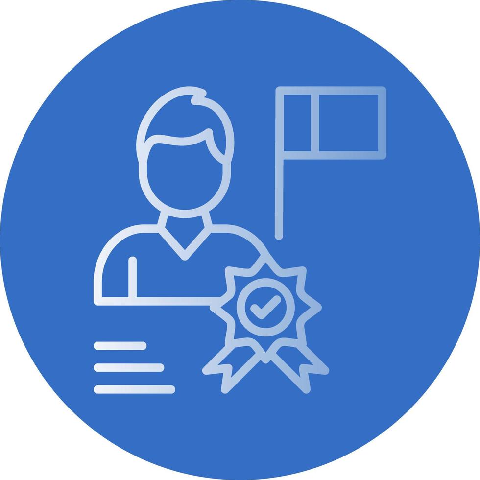 Ambassador Vector Icon Design