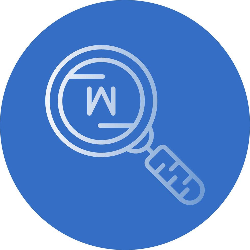 Keywords Vector Icon Design