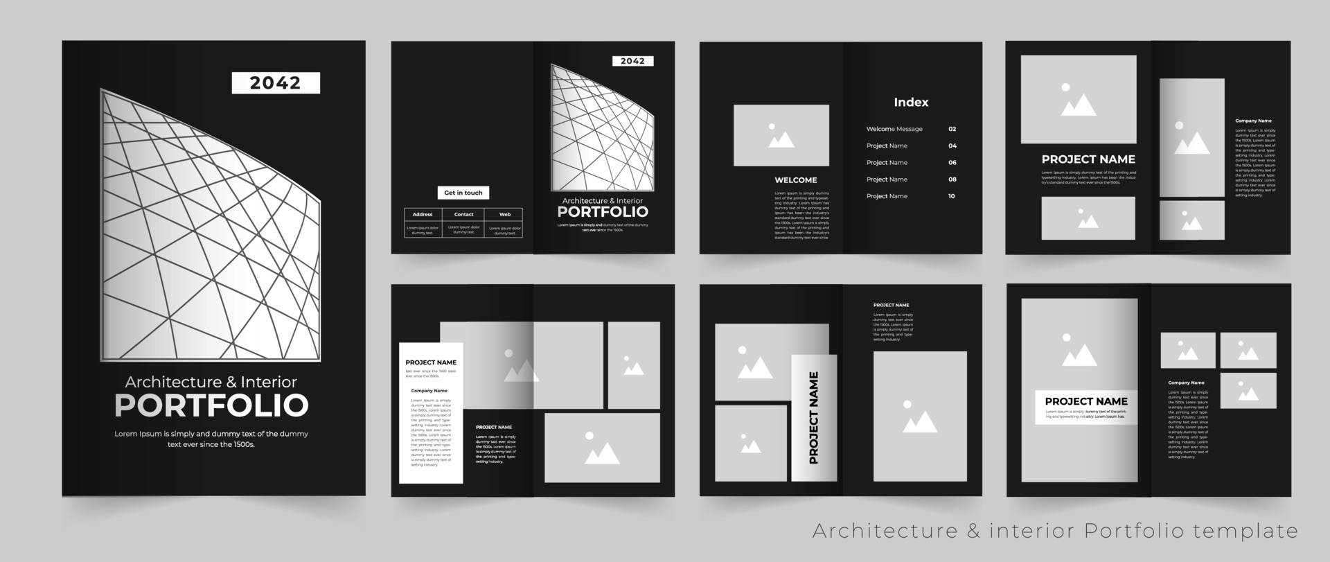 Portfolio or interior portfolio or real estate portfolio or ...