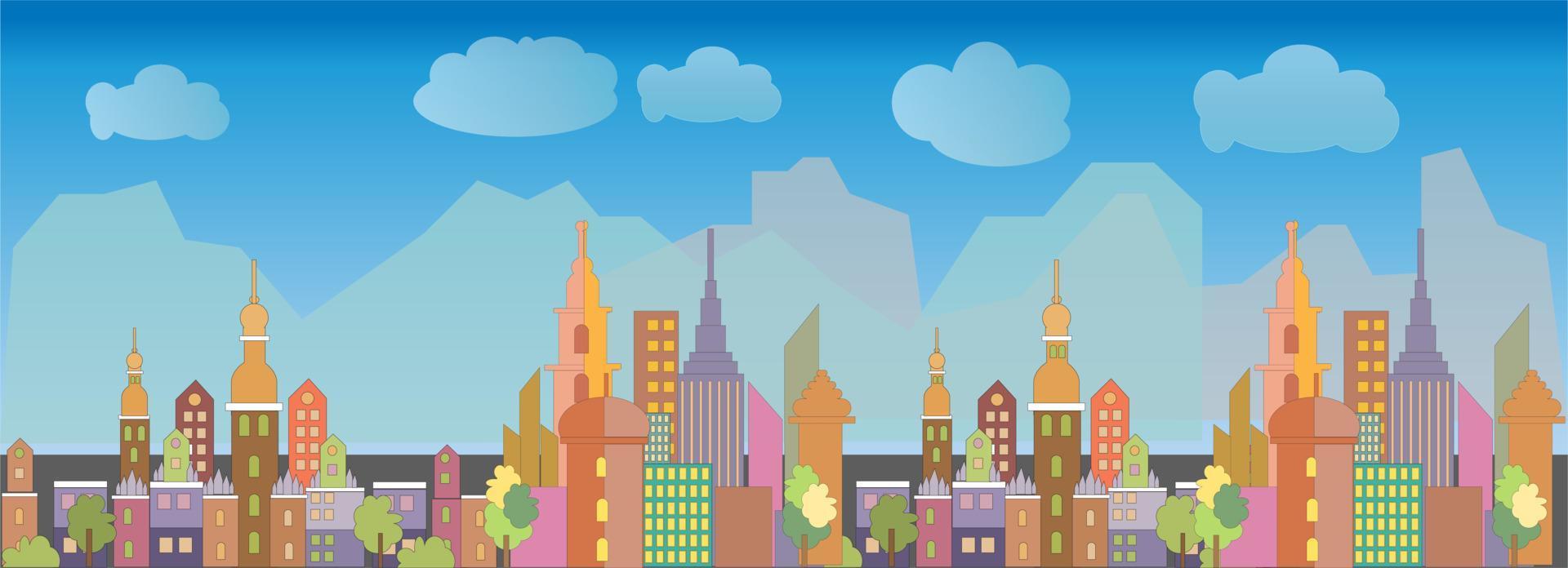 City Game background vector